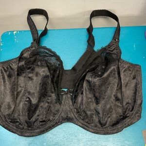 Elomi Black bra with lace 38J